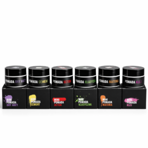 Zestaw pomad do włosów – miniatury 25 ml do testowania chwytu i wykończenia